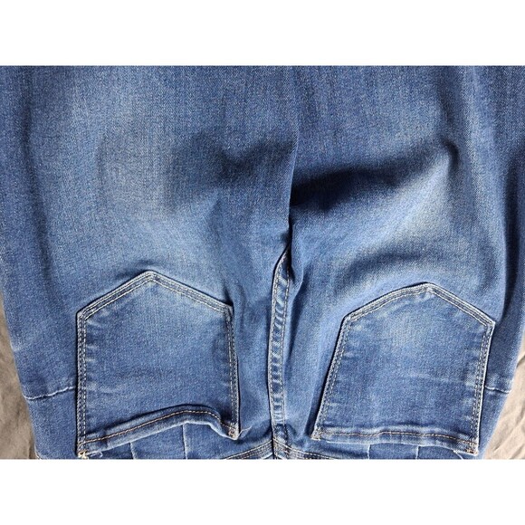 WAX JEANS "BUTT I LOVE YOU" 3/26 BLUE WOMENS JEANS DARK BLUE LIGHT WASH - Picture 11 of 15